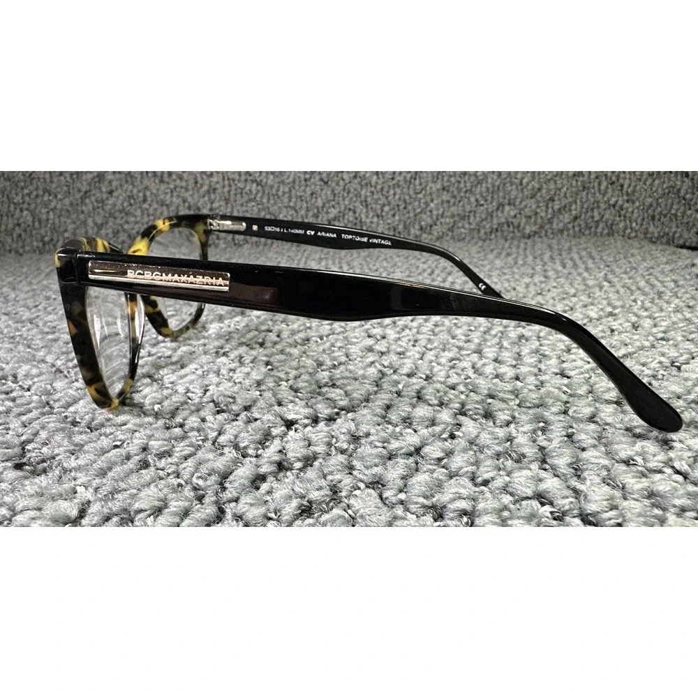 BCBGMAXAZRIA Ariana Eyeglasses‎ Frame Women's Tortoise Vintage Cat Eye 53-16-140